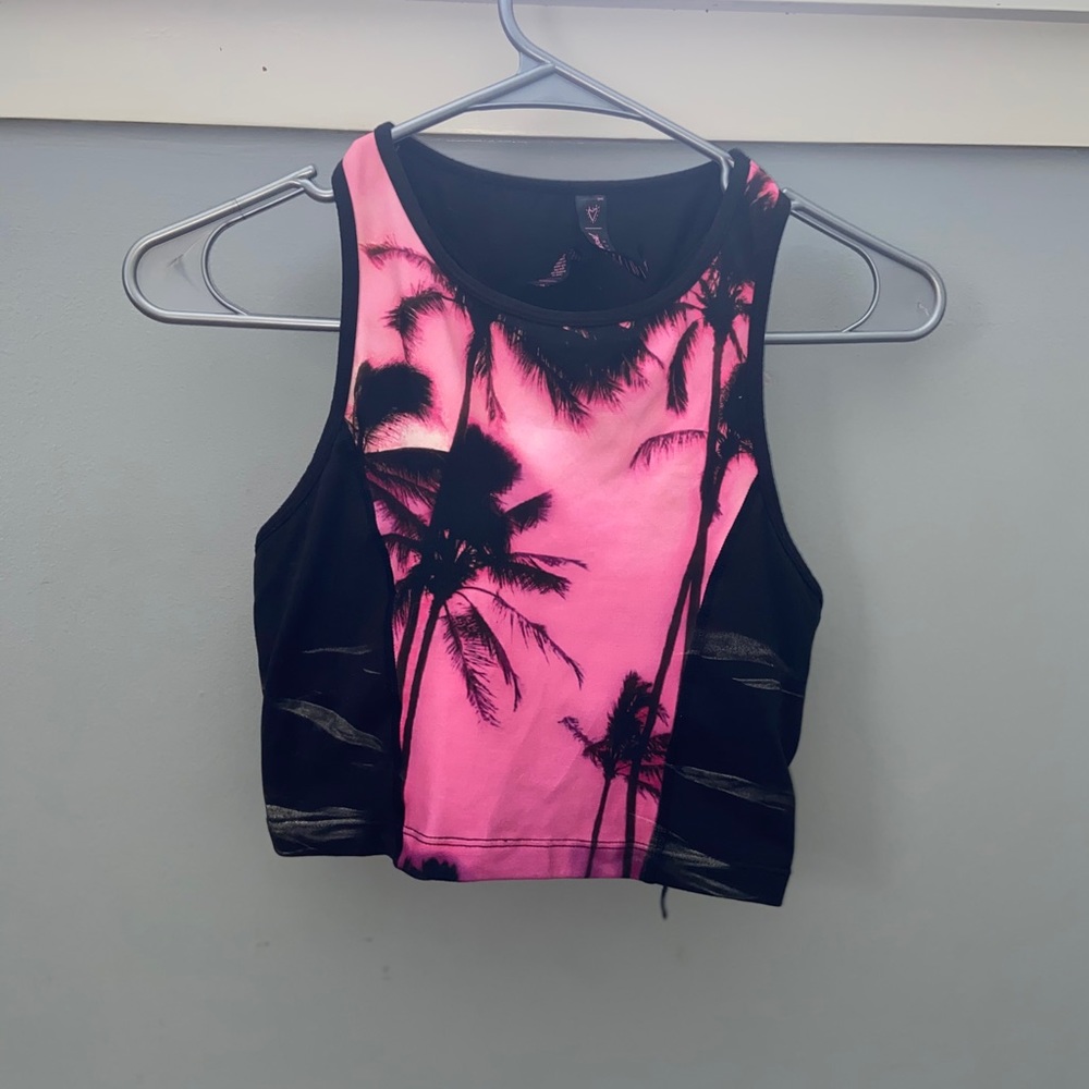 Athletic crop top